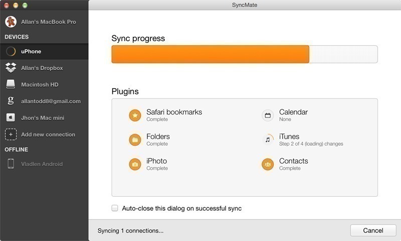 syncmate-cho-mac SyncMate Expert – Đồng bộ máy Mac với các thiết bị Android, iOS, và Mac khác…
