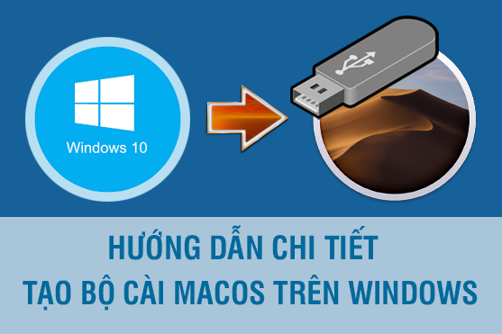 Hướng dẫn chi tiết cách tạo bộ cài Mac ngay trên Windows
