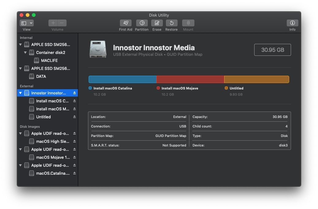 Hướng dẫn tạo nhiều bộ cài macOS trên cùng 1 USB hoặc ổ cứng