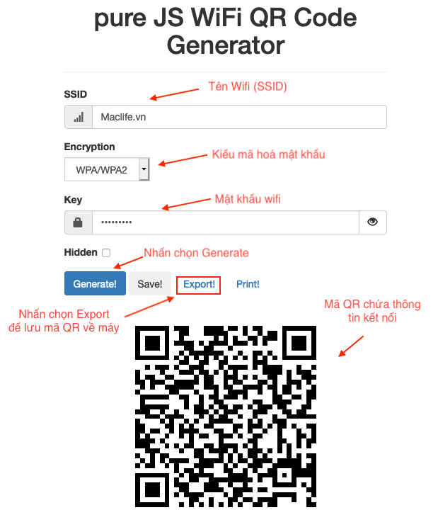 tao-qr-wifi_ Cách tạo mã QR chia sẻ Tên + Mật khẩu Wifi