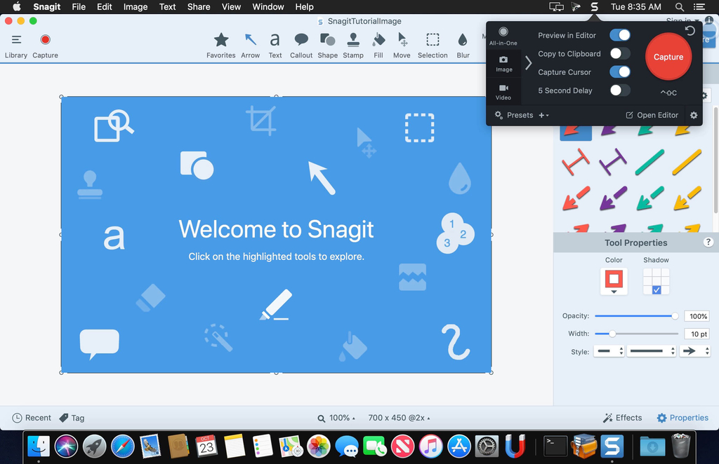 Snagit 2020 – 2021 – Ứng dụng chụp ảnh, quay phim màn hình trên Mac
