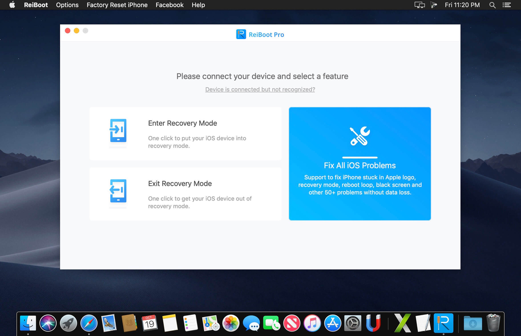 tenorshare-reiboot-pro-1 Tenorshare ReiBoot Pro – Vào Recovery Mode trên iOS dễ dàng