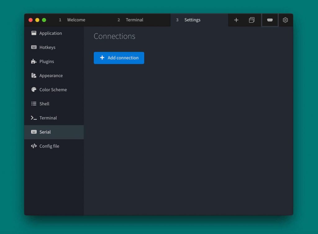 Tabby – Trình giả lập thiết bị đầu cuối