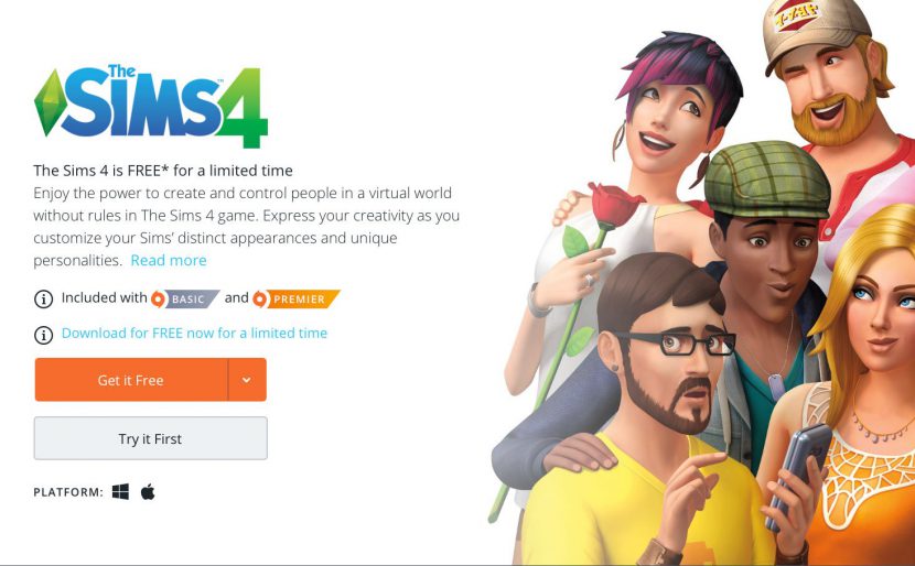 TheSims4 đang miễn phí từ nay tới 28/5/2019