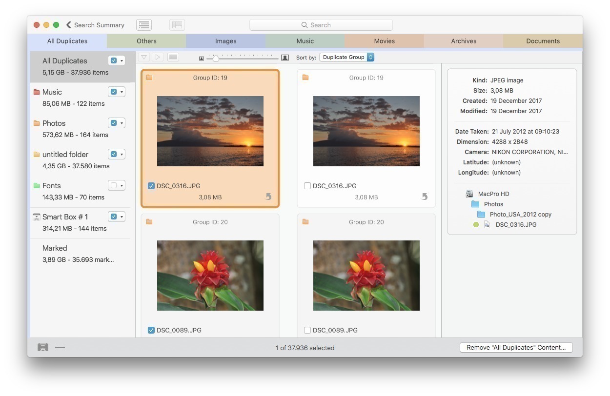 Tidy Up – Tìm tất cả file trùng lặp trong ổ cứng