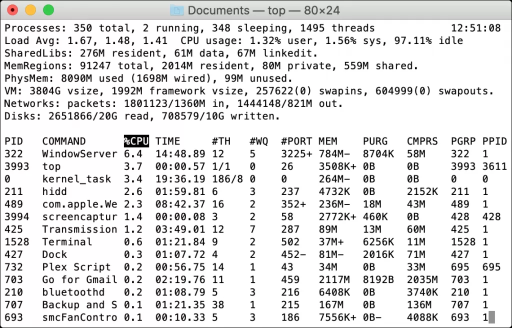 Một số Terminal Commands hữu ích với người dùng Mac