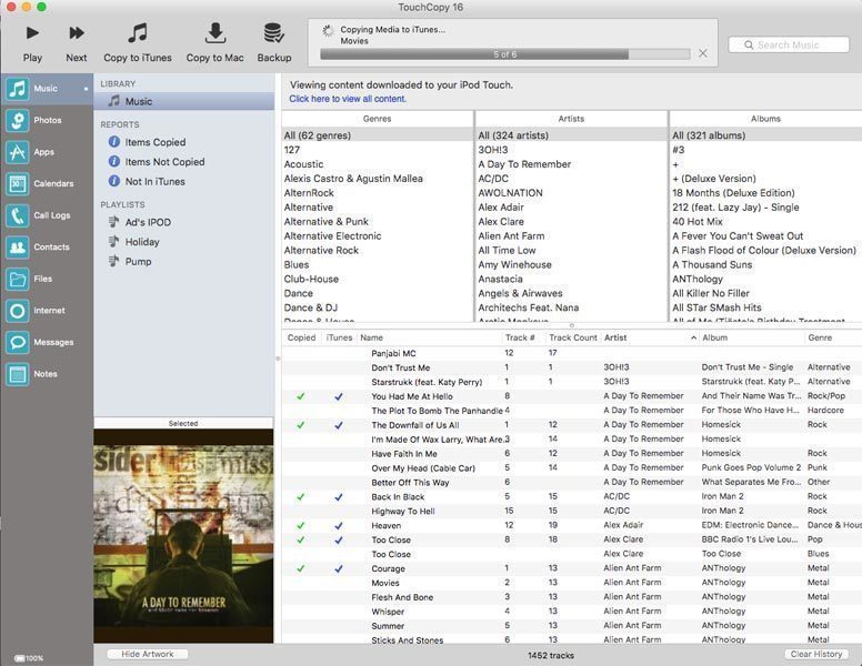touchcopy-for-mac TouchCopy – Chép nhạc từ iOS vào máy tính