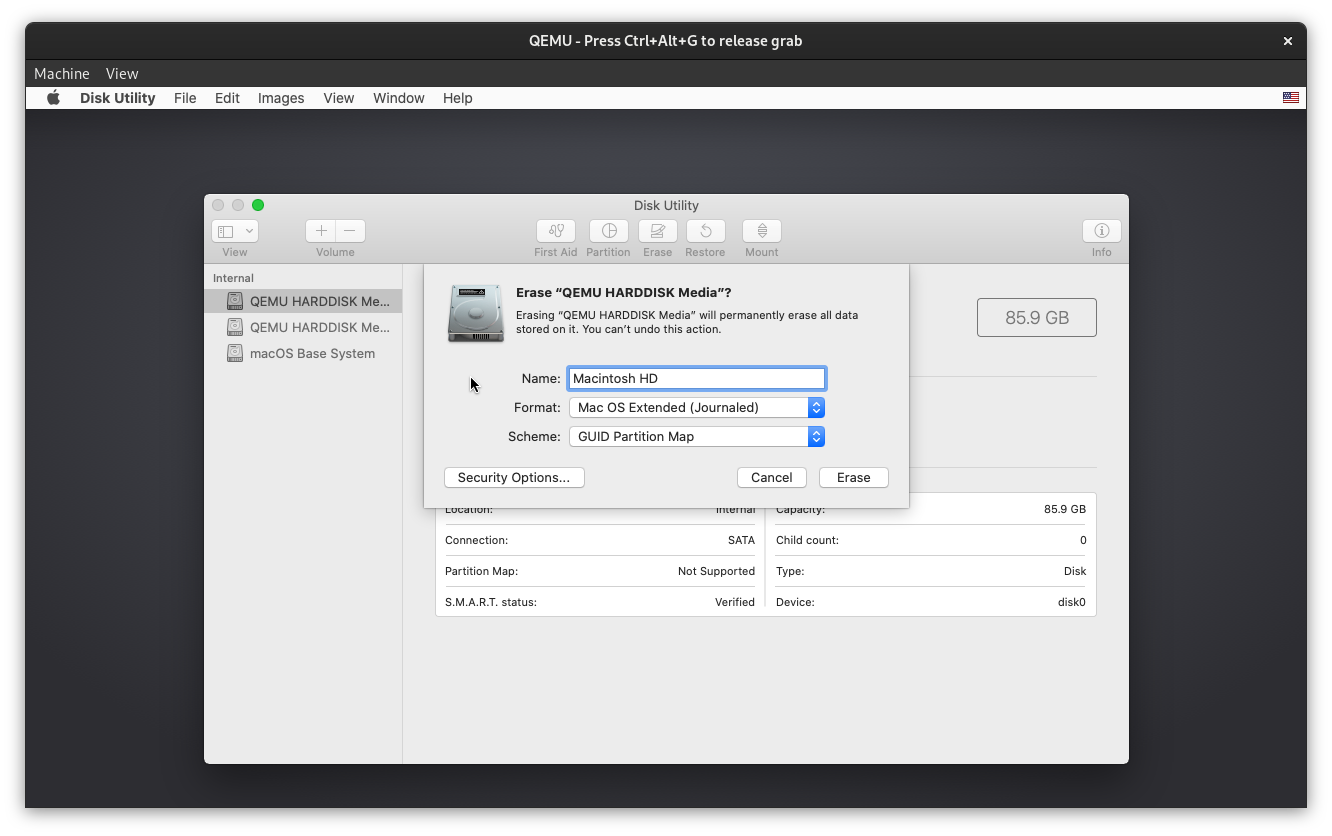 Hướng dẫn cài đặt máy ảo macOS trên những máy tính chạy Linux sử dụng macOS Simple KVM