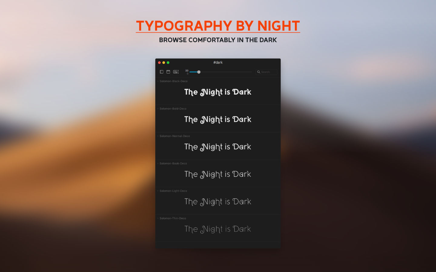 typeface-macbook Typeface – Trình quản lý fonts chuyên nghiệp
