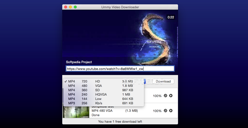 ummy-video-downloader_1-1 Một số cách tải Video, Audio trên Youtube trên Mac