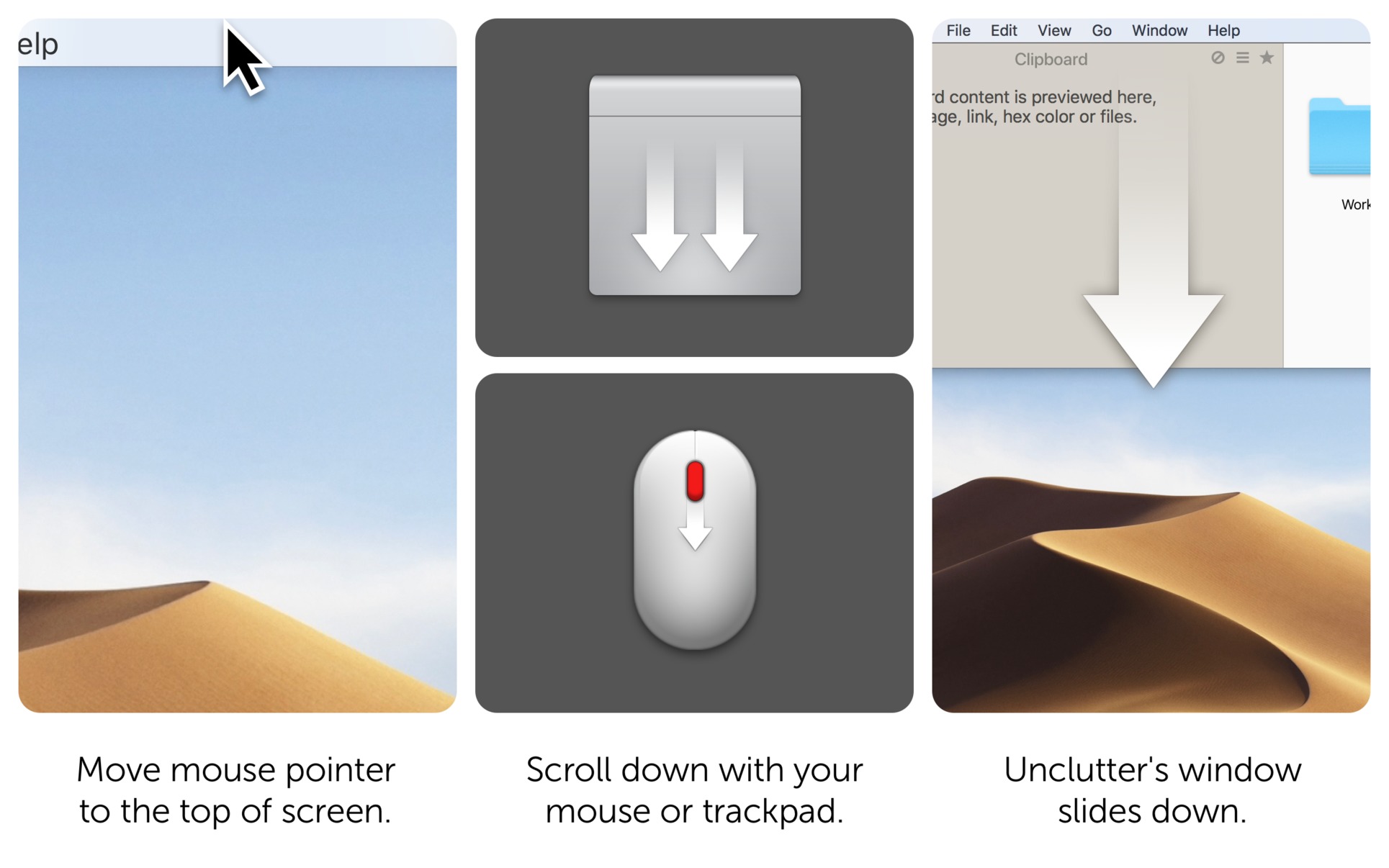 Unclutter – Lưu trữ ghi chú, File, clips… trên Desktop theo phong cách mới