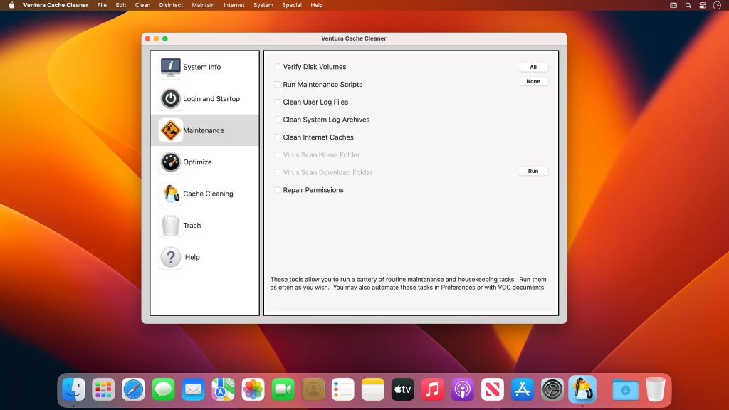 Ventura Cache Cleaner – Công cụ bảo trì hệ thống chuyên nghiệp
