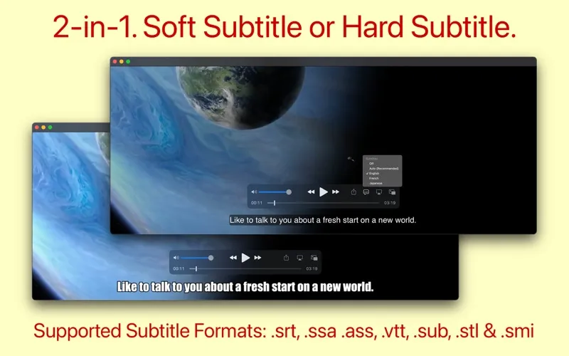 Video Subtitler – App giúp tạo cả Soft và Hard Subltitle