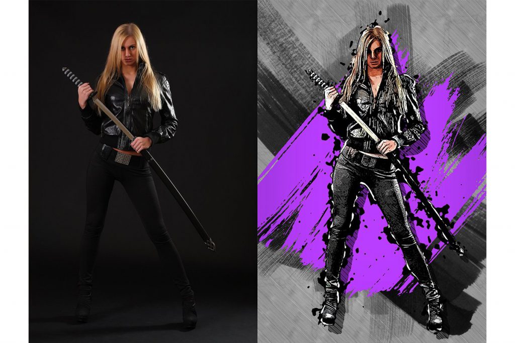 15 Wall Art Photoshop – Bộ 15 Action hiệu ứng độc đáo