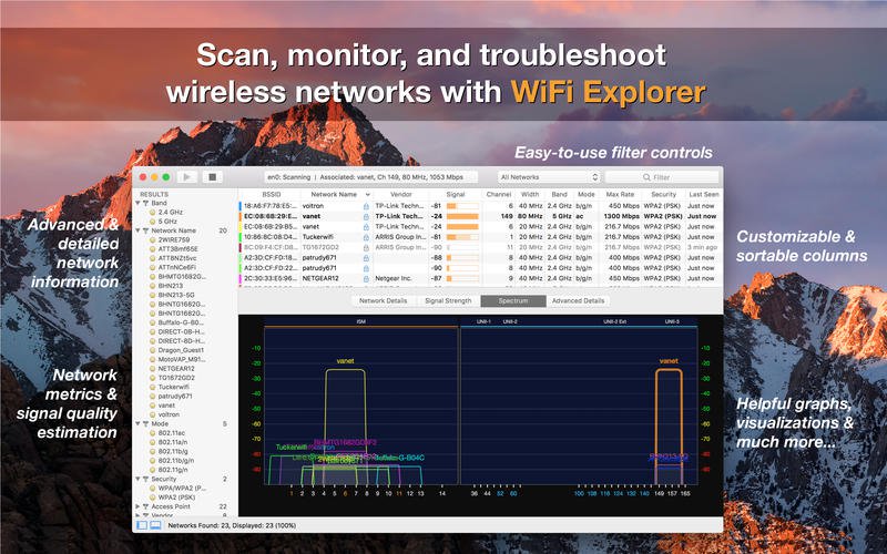 wifi-explorer-mac_ WiFi Explorer – Xem tất cả các thông tin về mạng Wifi