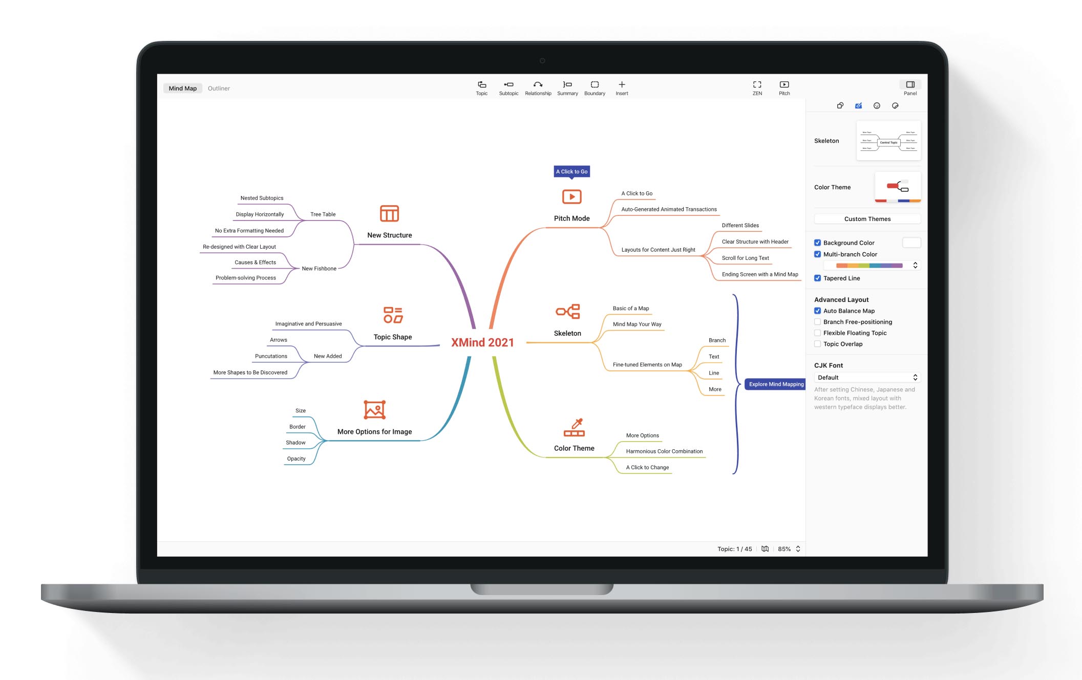 XMind Pro – Phần mềm vẽ sơ đồ tư duy trên Mac