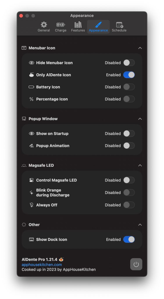 AlDente Pro – Tối ưu hóa sạc pin cho Macbook